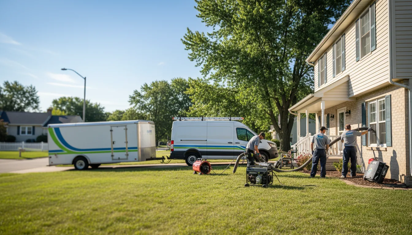 Flooded Basement Restoration And Cleanup With Repair in Napoleon, IN near me